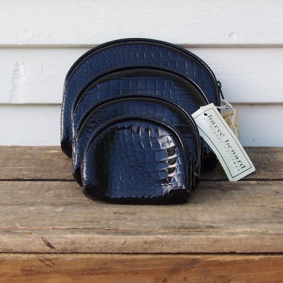 🔥HP🔥Vintage Harve Benard 4 Cosmetic Bag Set NOS! - Picture 5 of 9